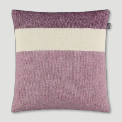 Back view of Damask Cushion from Twig - British Made Wool Throws