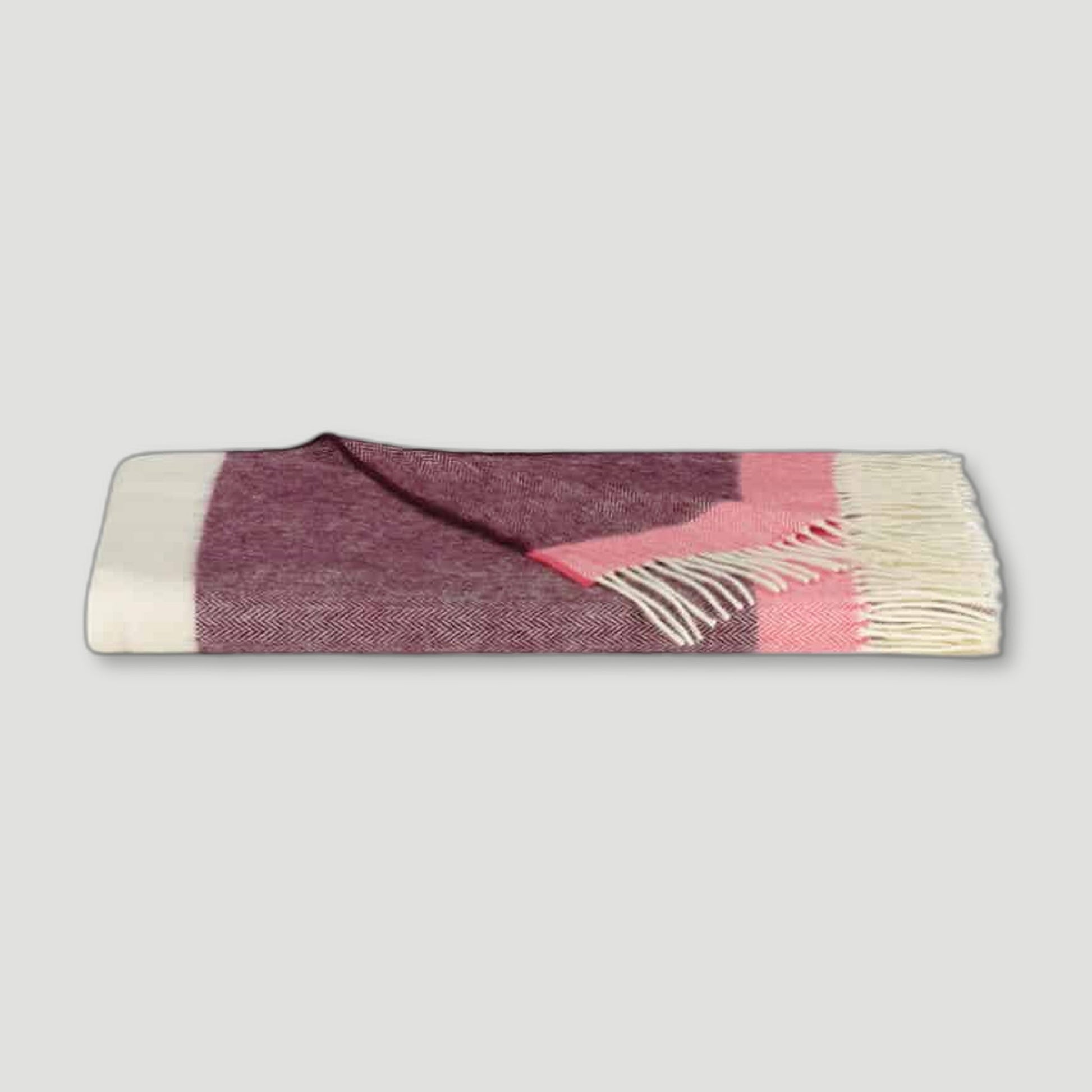 Damask Lambswool Throw from Twig - British Made Wool Throws