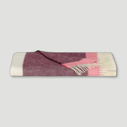 Damask Lambswool Throw from Twig - British Made Wool Throws