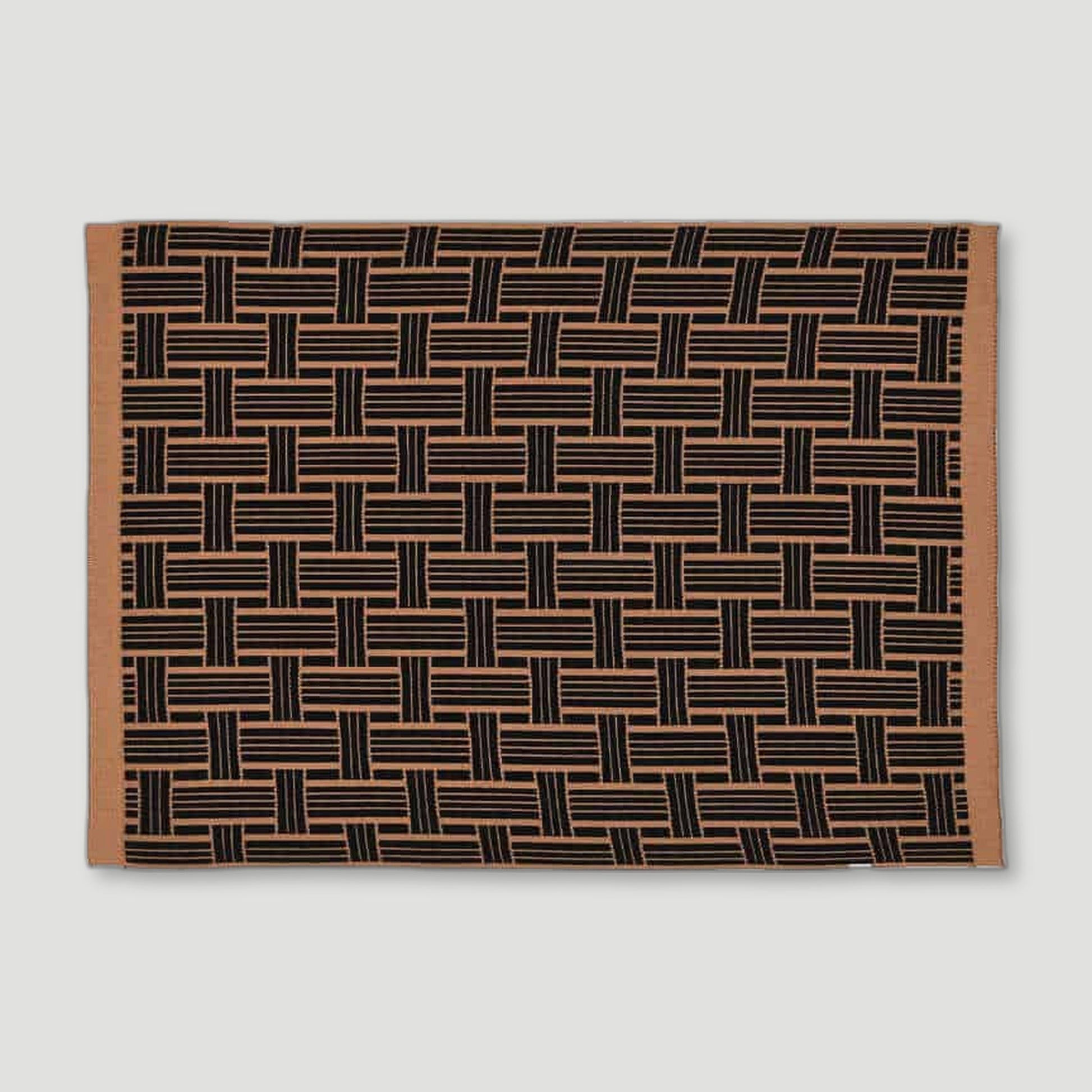 Dark Hazelnut Basket Placemat from Ambar Living - British Made Homeware