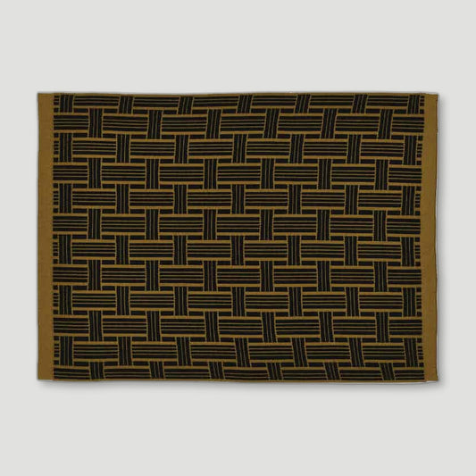 Dark Moss Basket Placemat from Ambar Living - British Made Homeware