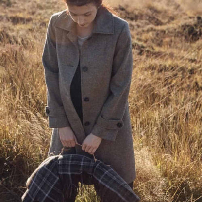 Denholme Coat - Natural Grey