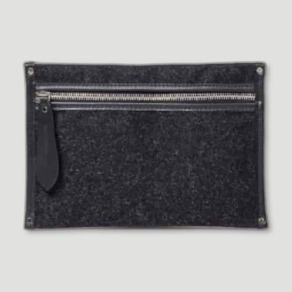 Docket Small Pouch - Black from CHERCHBI - British Made Bags