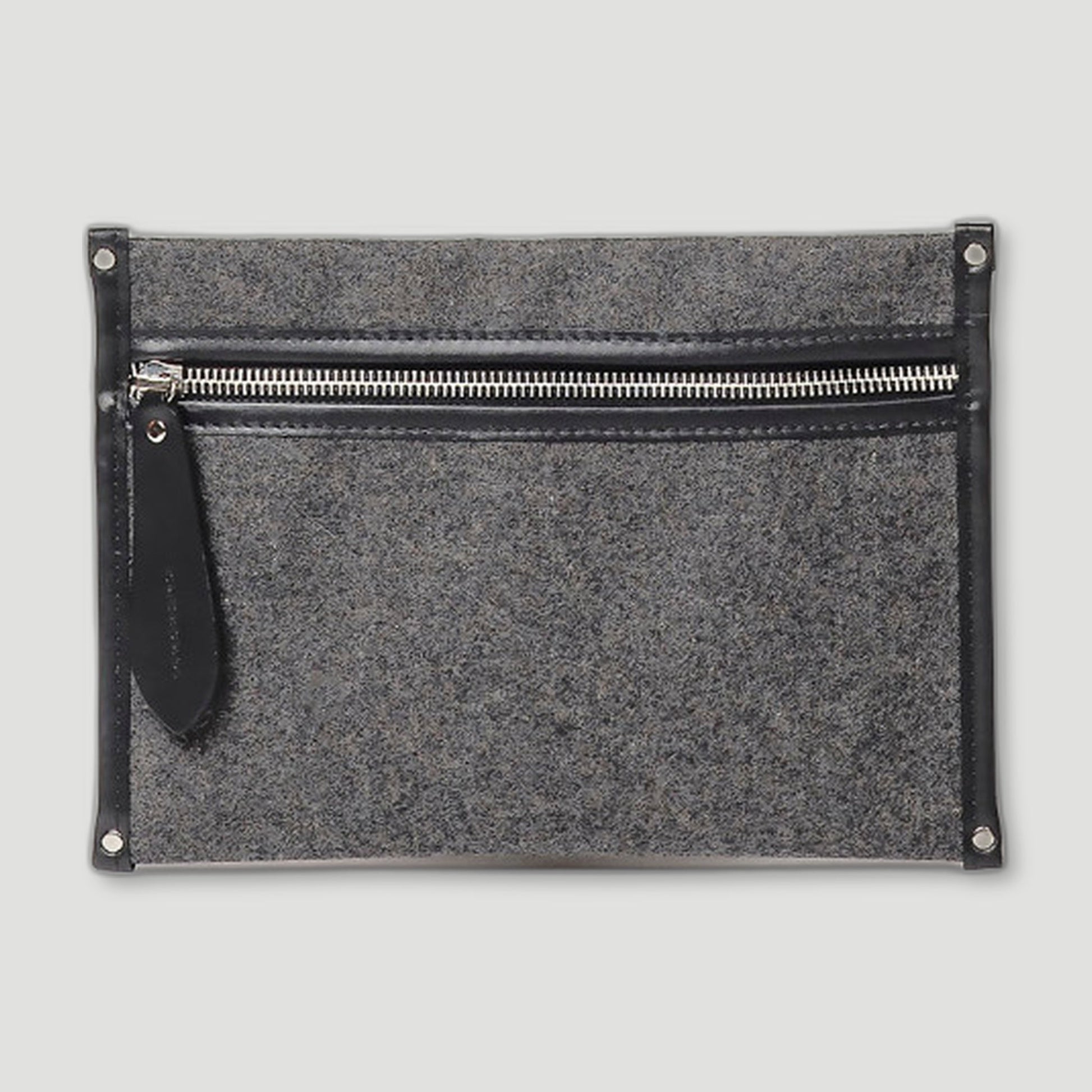 Docket Small Pouch - Grey from CHERCHBI - British Made Bags