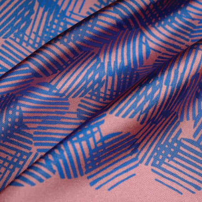 Dot Dash Silk Pocket Square - Pink