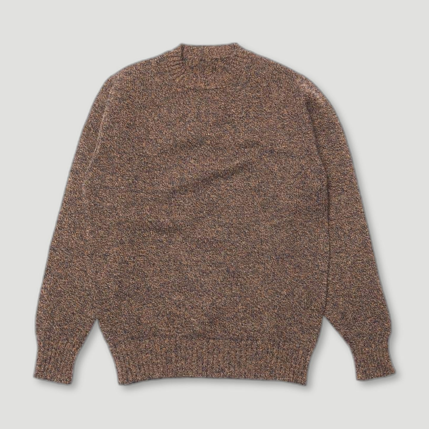 Driftwood Dean Lambswool Crew Neck Jumper from Malloch's - British Made Wool Jumpers