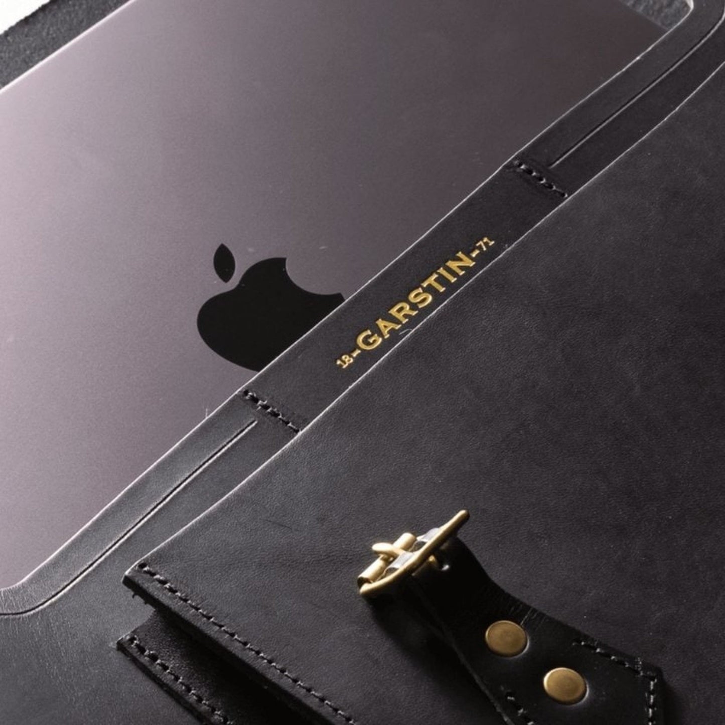 Leather Satchel - Ebony Black