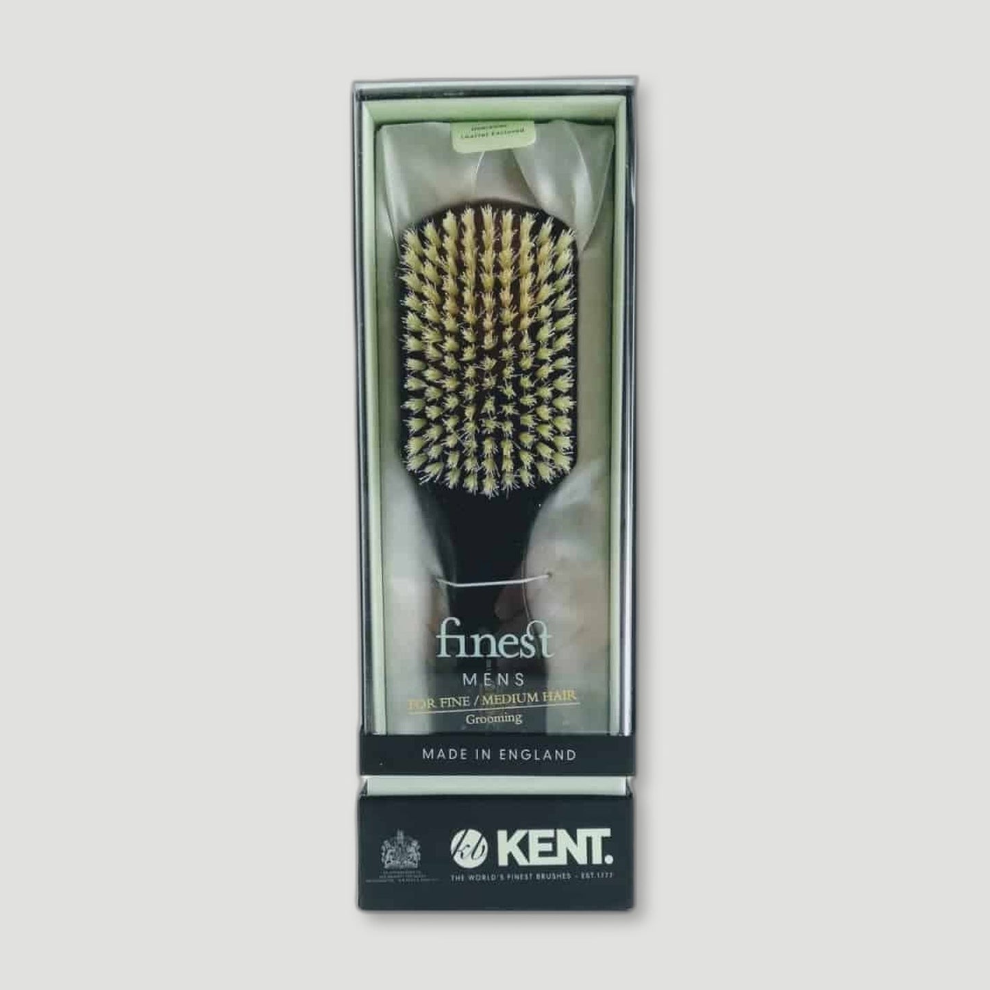 Ebony Club Hair Brush from Kent Brushes - British Made Hair Brushes