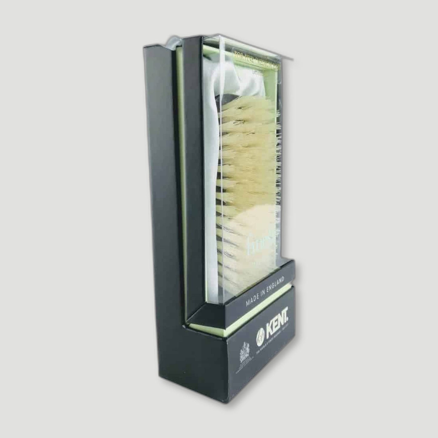 Ebony Military Hair Brush from Kent Brushes - British Made Hair Brushes