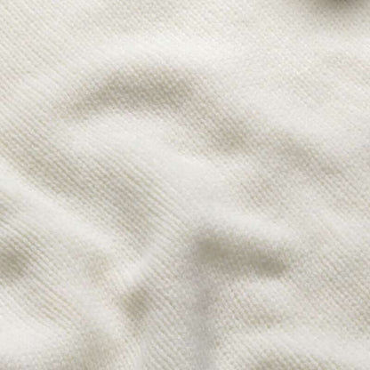 Ecru Newman Lambswool Roll Neck Jumper