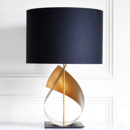 Flux Table Lamp in Gold
