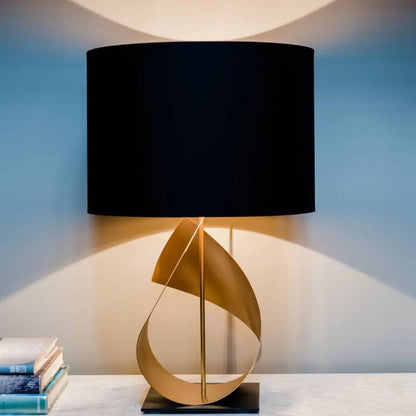 Flux Table Lamp in Gold