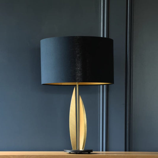 Folio Table Lamp in Brushed Brass