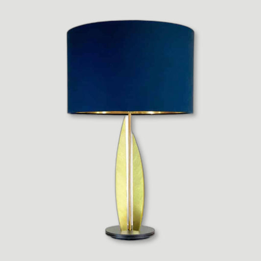 Folio Table Lamp in Brushed Brass from Arc Form - British Made Lighting