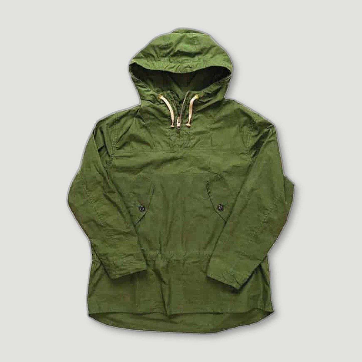 Forest Green Hooded Smock from Yarmouth Oilskins - British Made Workwear Clothing