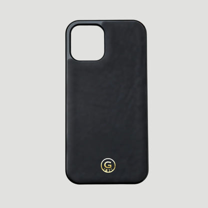 iPhone 16 Pro Max Leather Case - Ebony Black