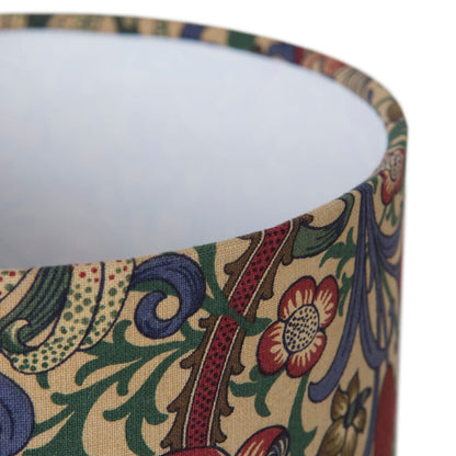 Golden Lily Cotton Lampshade 20cm