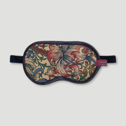 Front view of Golden Lily Eye Mask from Green&Heath - British Made Homeware