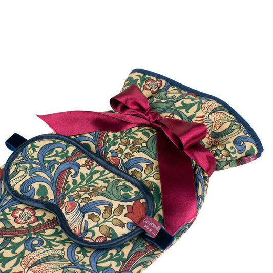Golden Lily Eye Mask and Hot Water Bottle