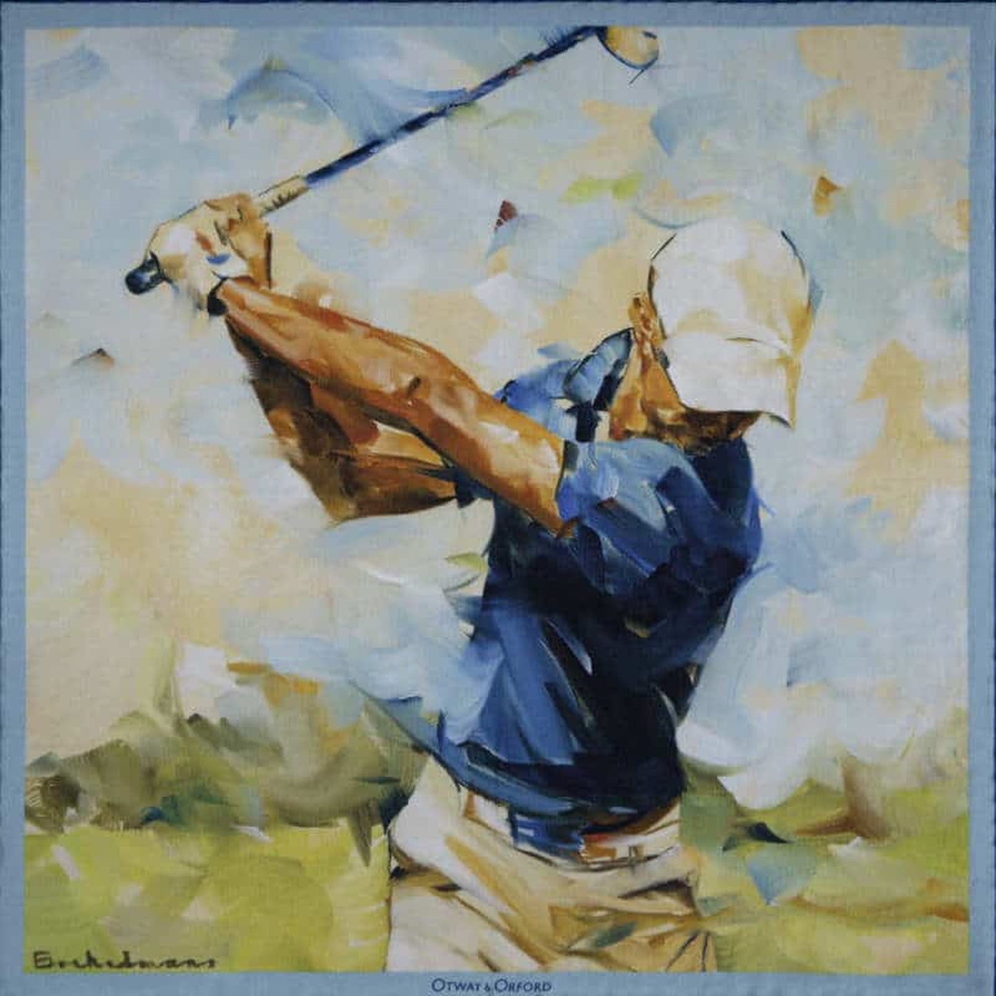 Golf Swing Pocket Square