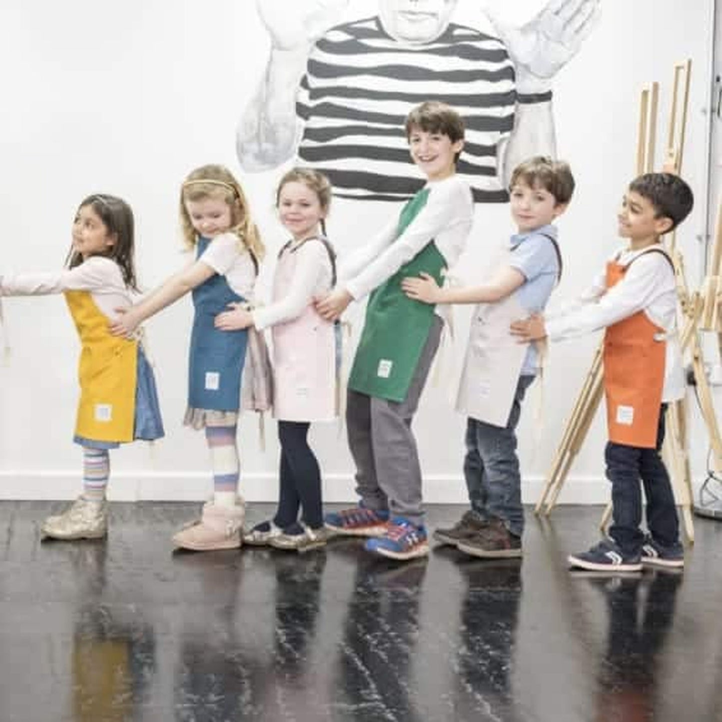 Green Children's Apron