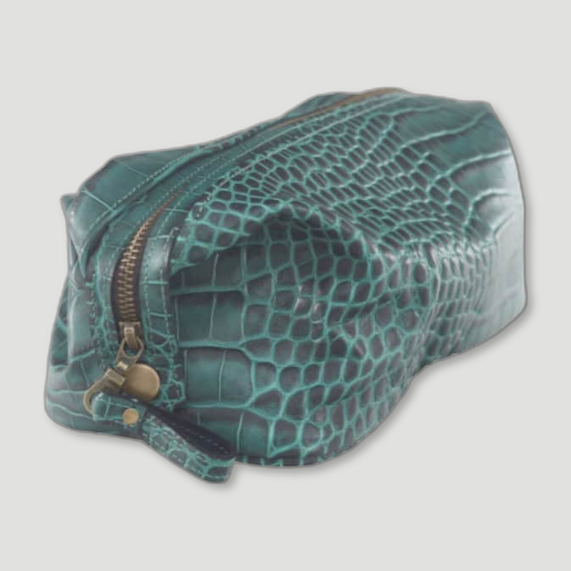 GREEN HORACIO WASH BAG from Plowden & Fallow - British Made Perfumes & Fragrances