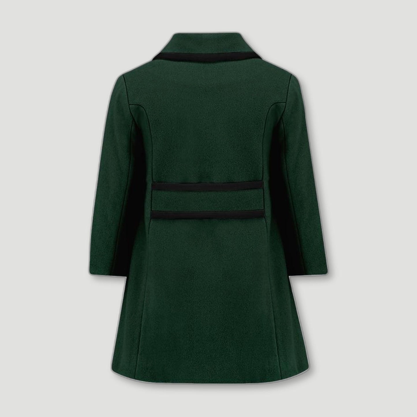 Green Kensington Girls Coat from Brittanical London - British Made Children's Coats