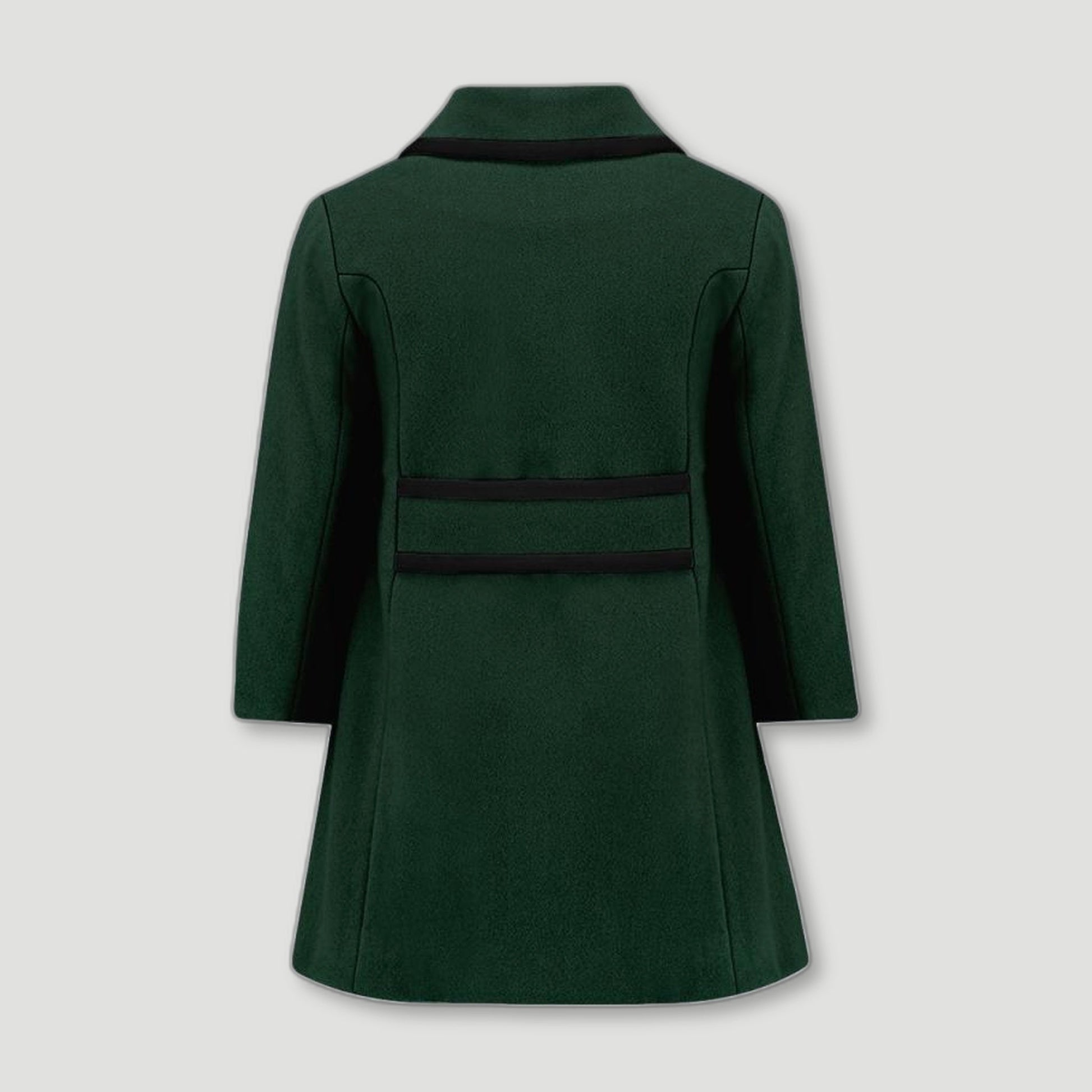Green Kensington Girls Coat from Brittanical London - British Made Children's Coats