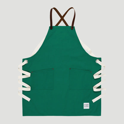 Green Canvas Studio Apron