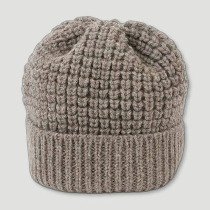 Grey Beanie from Izzy Lane - British Made Wool Clothing
