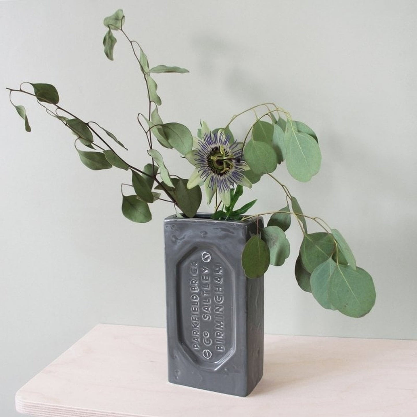 Grey Birmingham Brick Vase