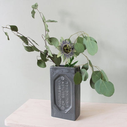 Grey Birmingham Brick Vase