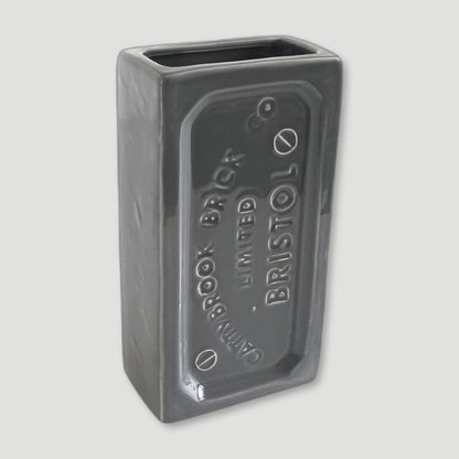 Grey Bristol Brick Vase