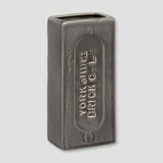 Grey Yorkshire Brick Vase from Stolen Form - British Made Vases & Homeware