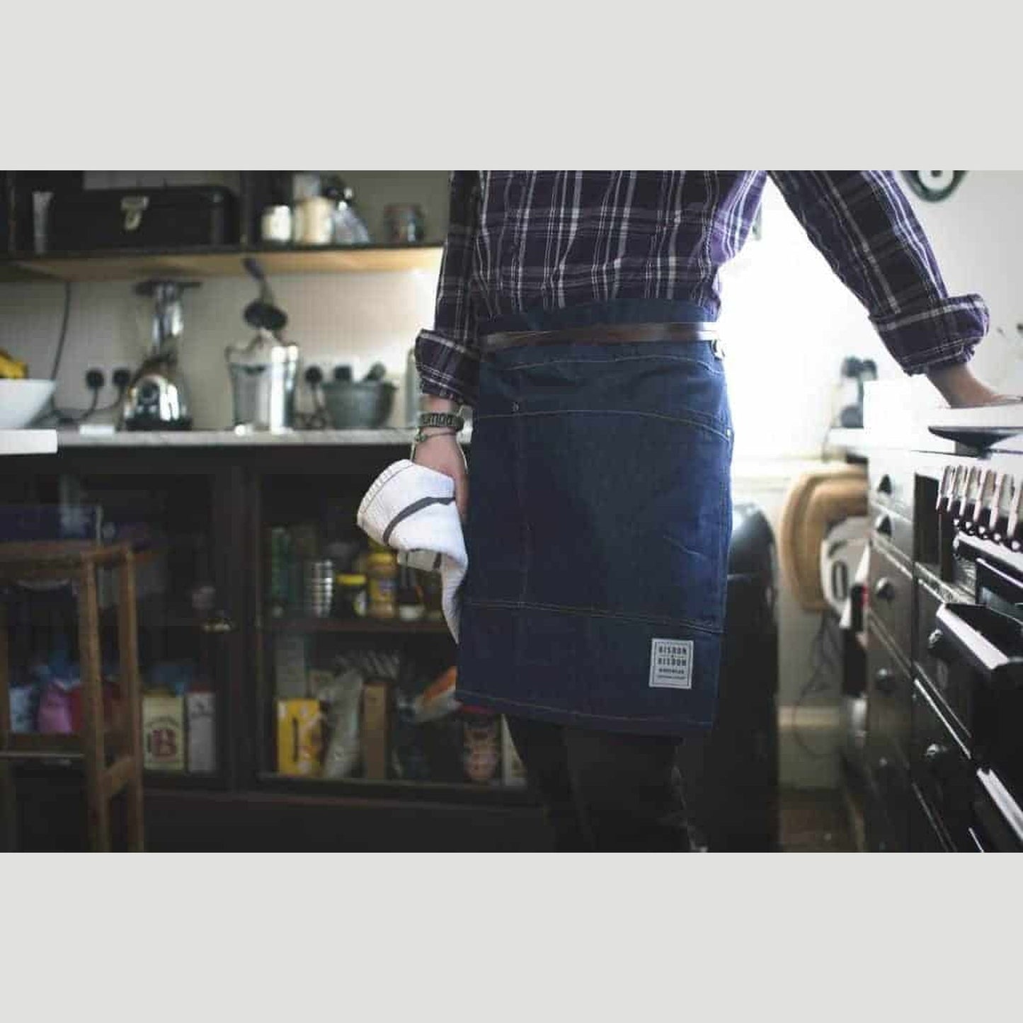 Half Length Barista Denim Apron