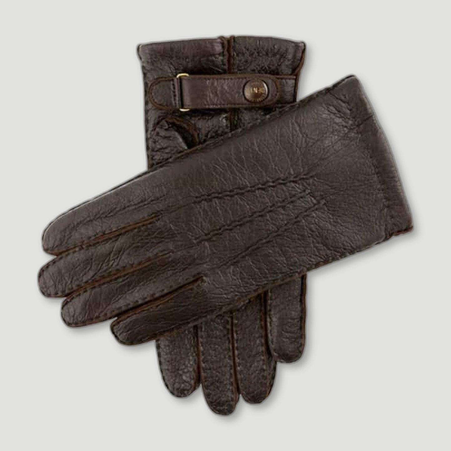 Hampton Bark Peccary Leather Gloves from Dents Gloves - British Made Leather Gloves