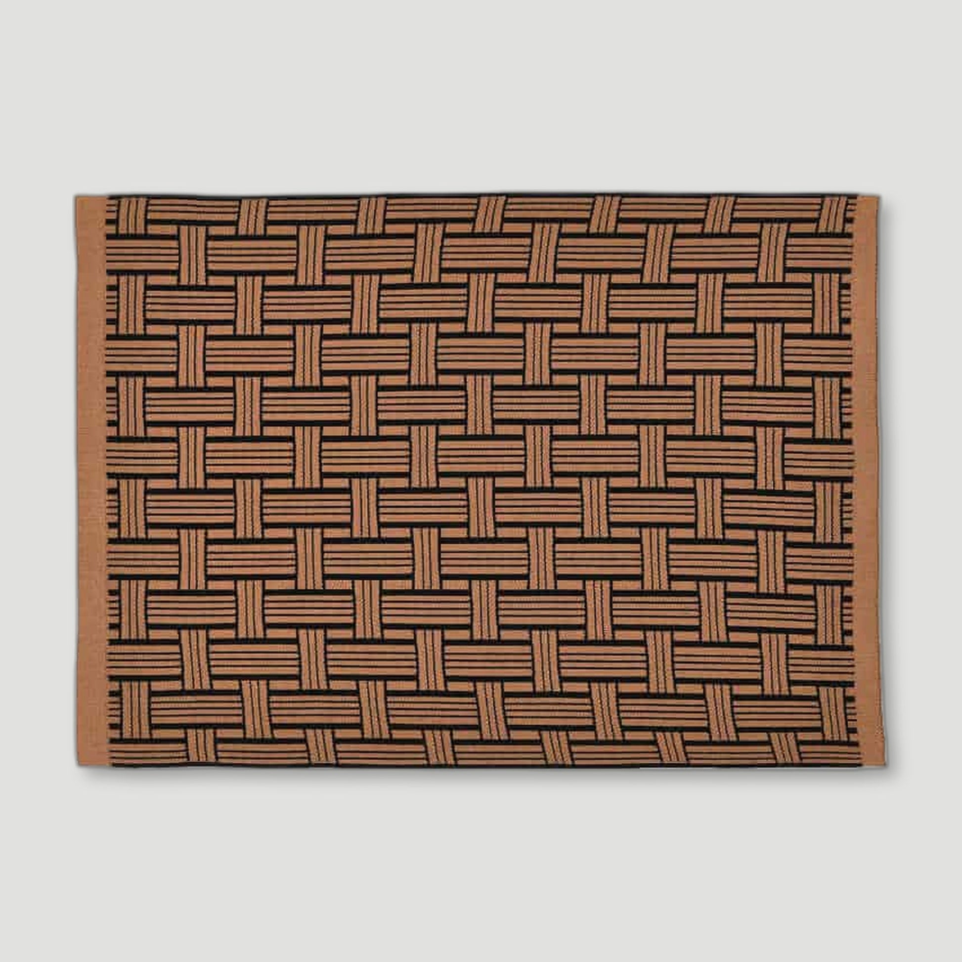 Hazelnut Light Basket Placemat from Ambar Living - British Made Homeware