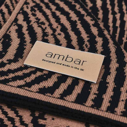 Hazelnut Wood Block Throw