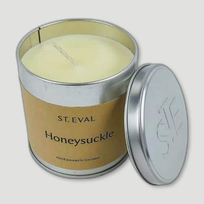 Honeysuckle Tin Candle from St Eval Candles - British Made Candles