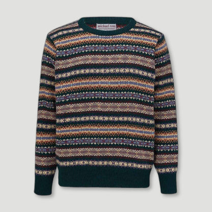 House of Gucci Fair Isle Men's Jumper from Michael Ross - British Made Wool Jumpers
