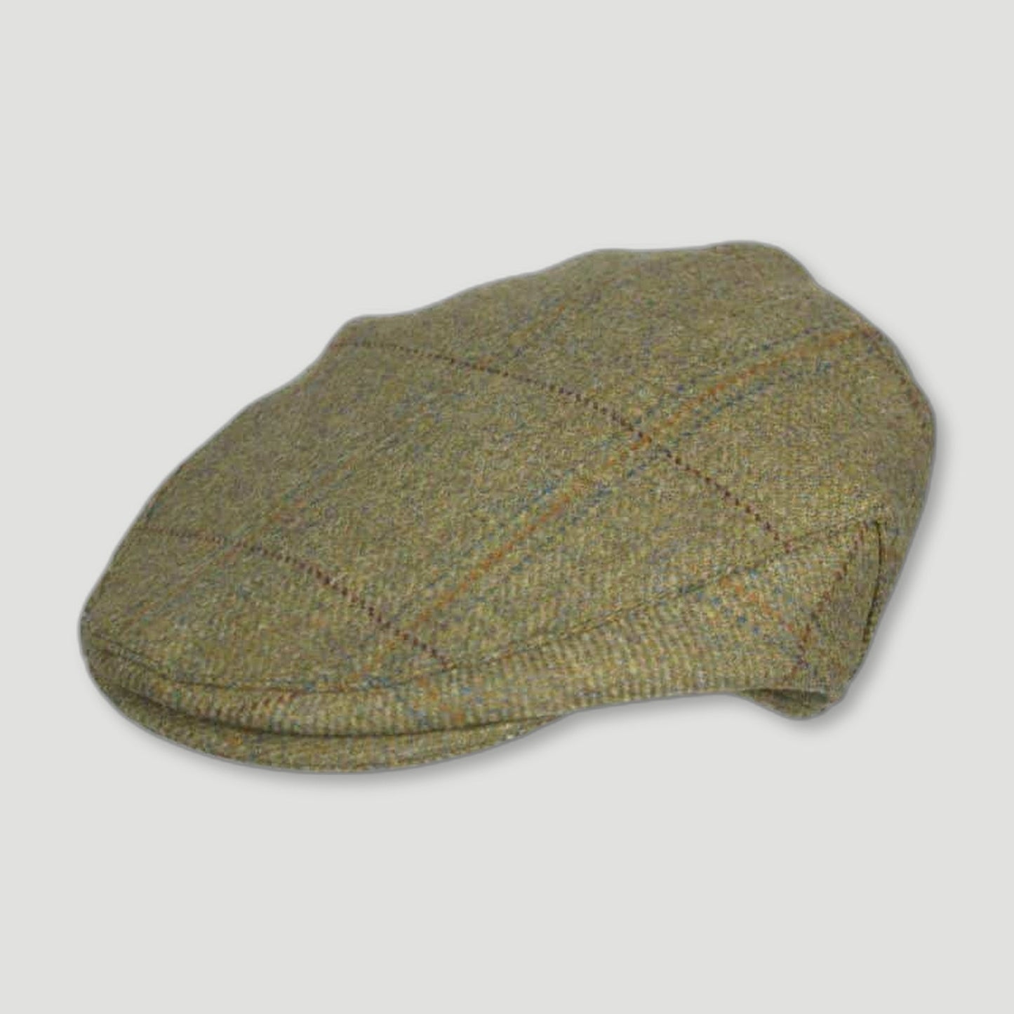 Hunter Tweed Cap - Wheat from Oxford Blue - British Made Waxed Jackets