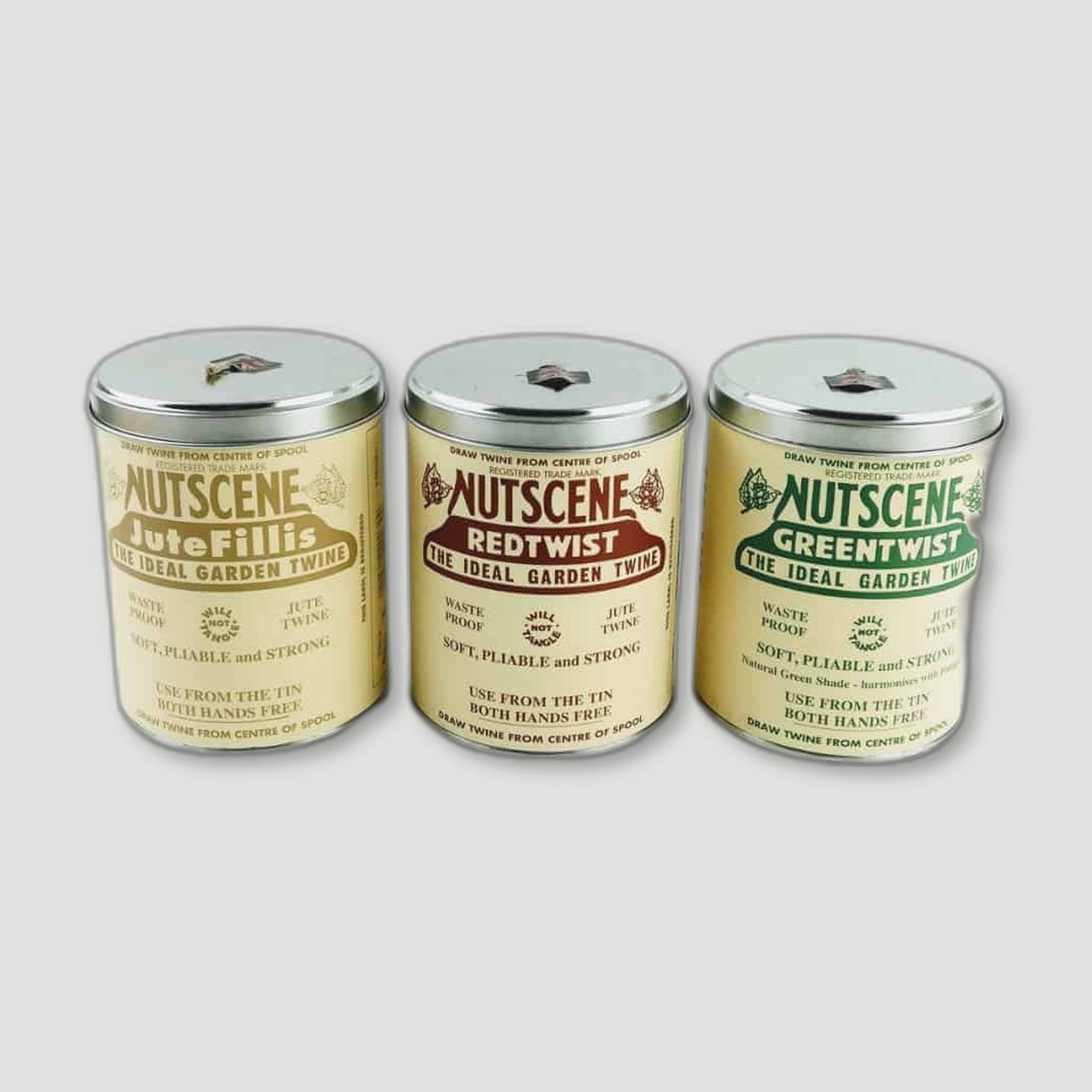 Iconic Tin Collection from Nutscene - British Made Garden Twine