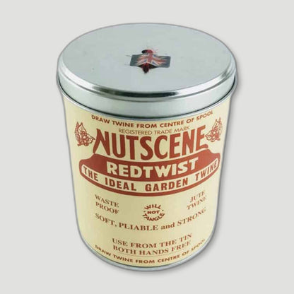 Iconic Tin of Red Twine from Nutscene - British Made Garden Twine