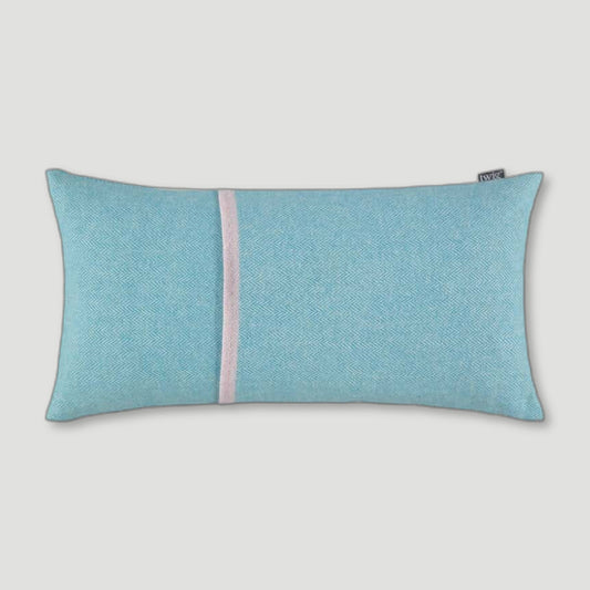 Front view of Ida Bolster Cushion from Twig - British Made Wool Throws