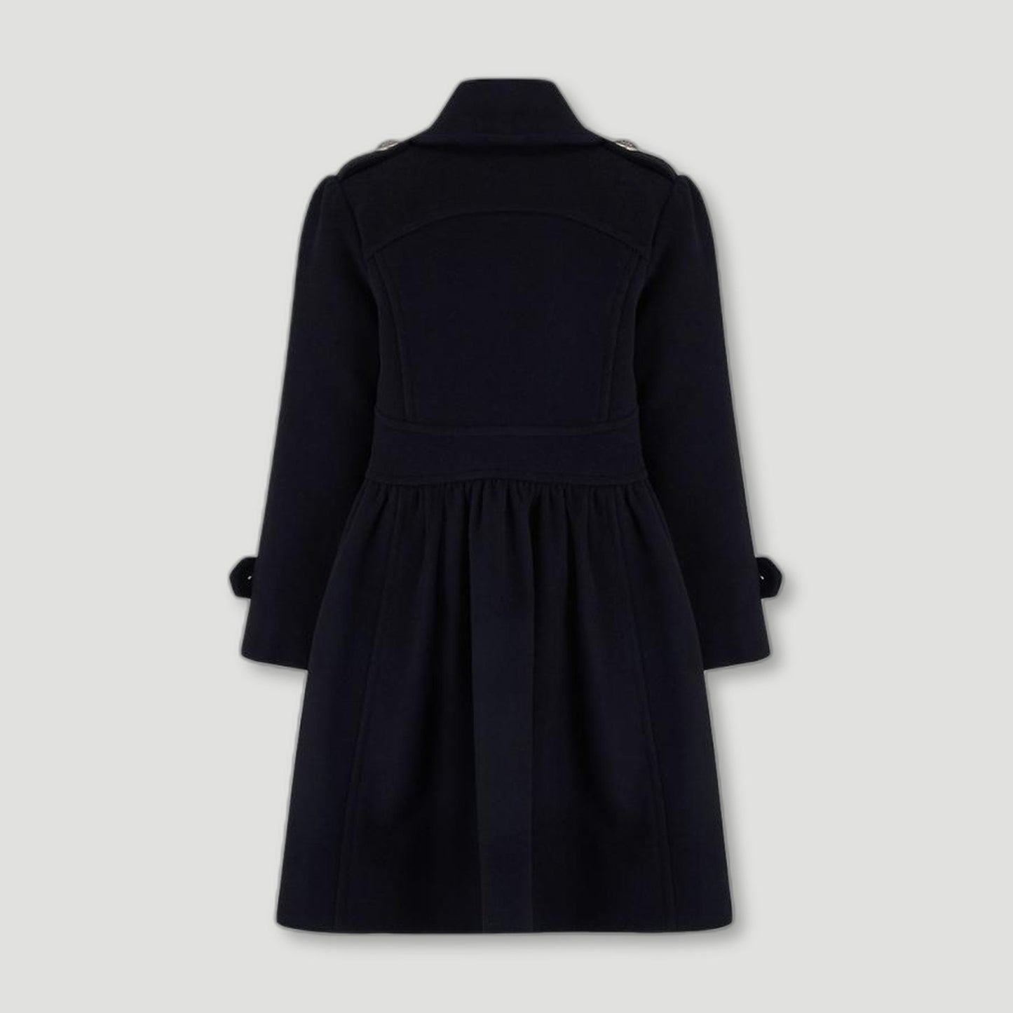 Ink Blue Westminster Cashmere Girls Dress Coat from Brittanical London - British Made Children's Coats