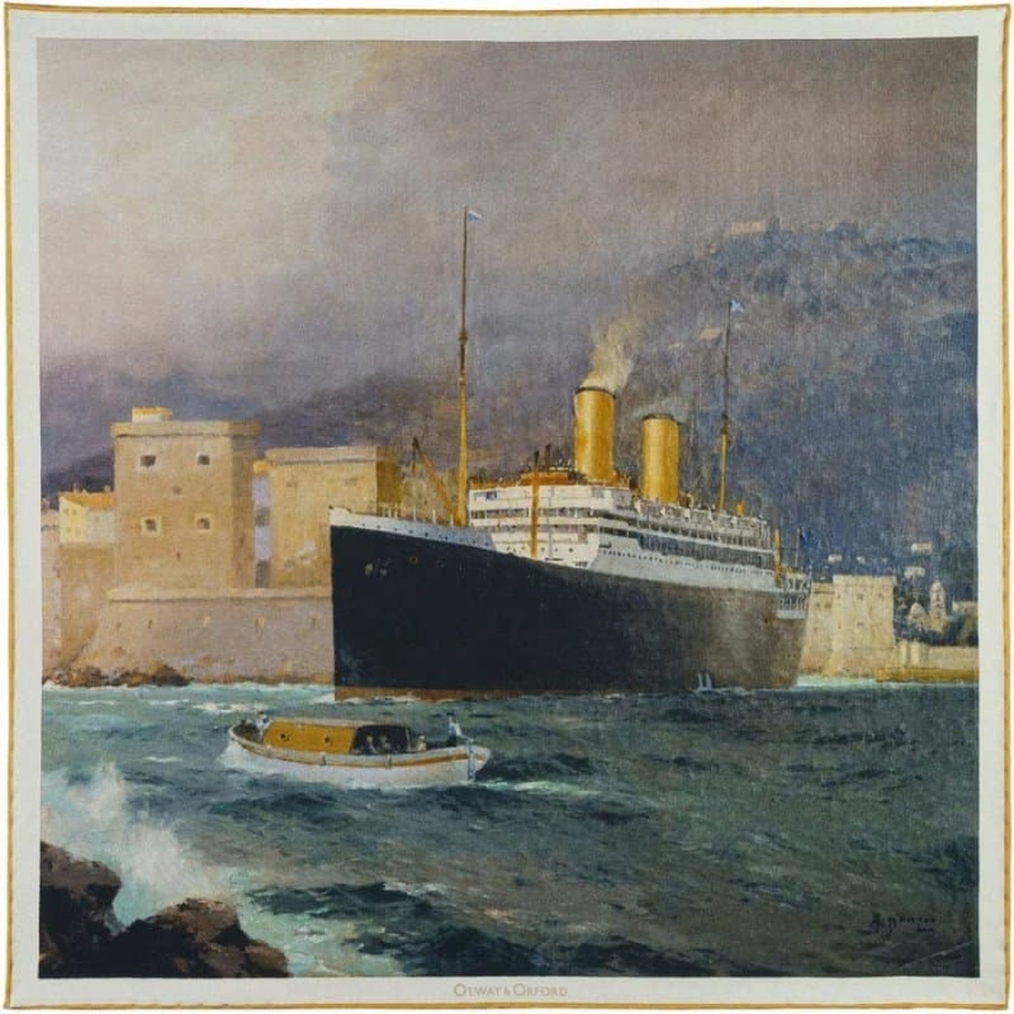 Into the Storm Silk Pocket Square