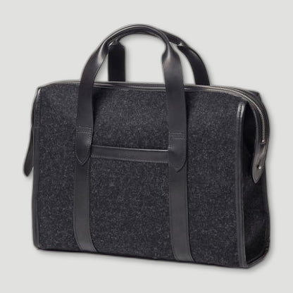 Isambard Briefcase - Black from CHERCHBI - British Made Bags