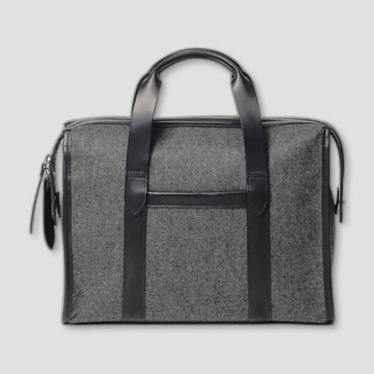 Isambard Briefcase - Grey from CHERCHBI - British Made Bags