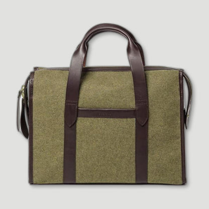Isambard Briefcase - Khaki from CHERCHBI - British Made Bags