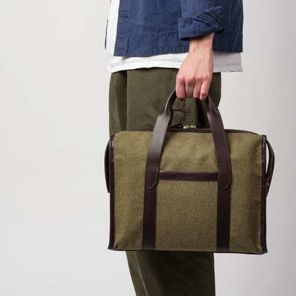 Isambard Briefcase - Khaki